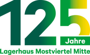 125 Jahre Lagerhaus Mostviertel Mitte Logo